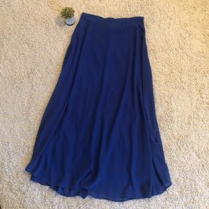 Women’s Royal Blue Maxi Skirt